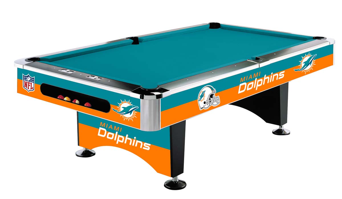 Miami Dolphins Pool Table